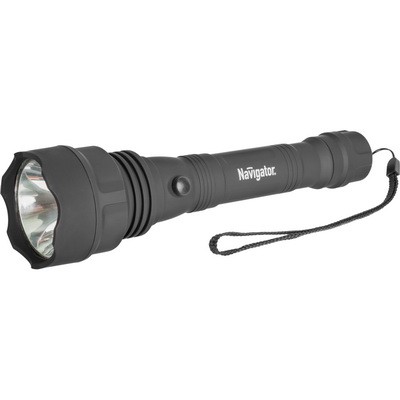 Фонарь светодиодный Navigator NPT-R05-3AA пластик + резина. 1LED 1Вт [94674]