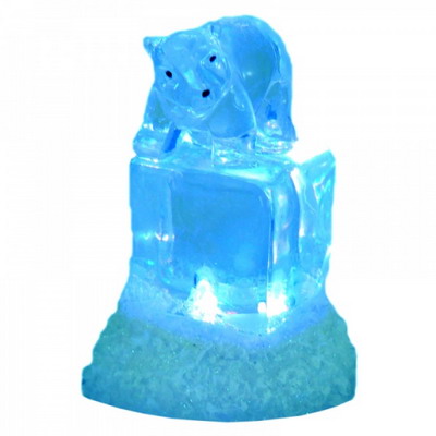 Мишка на ледяном кубике NY5062 USB, 7 цветов подсветки