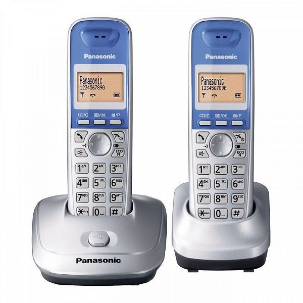 Радиотелефон Panasonic KX-TG2512RUS серебристый