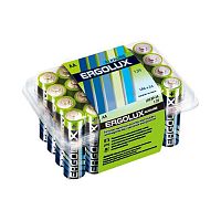 Батарейка Ergolux LR6/316 BOX24 [AA, алкалиновая, 1.5В]