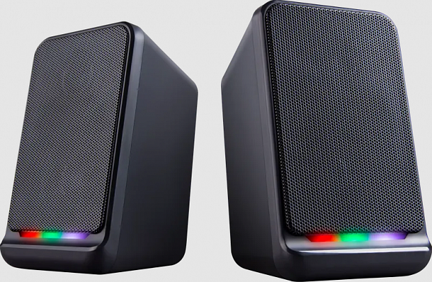 Колонки Defender Aurora S8 черные [2.0, 8 Вт, проводной ПДУ, питание - USB порт]