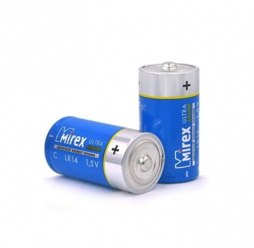 Батарейка MIREX LR14 ALKALINE [С, алкалиновая, 1.5В]