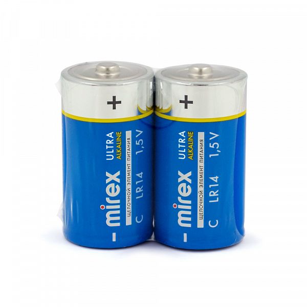 Батарейка MIREX LR14 ALKALINE [С, алкалиновая, 1.5В]
