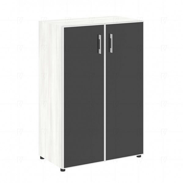 LT-ST 2.4R Шкаф средний со стеклом Снежная патина 800*430*1200