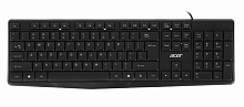 Клавиатура проводная Acer OKW121 черная [USB, мембранная]