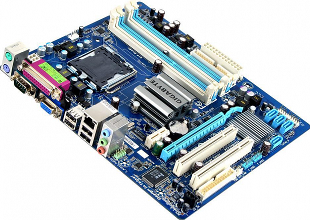 Материнская плата Gigabyte GA-G41M-COMBO RTL [S775, iG41, 2*DDR2 + 2*DDR3, SVGA+PCI-E, ATA, SATA]