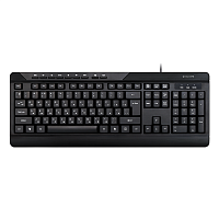 Клавиатура проводная KLIKS 201K, USB, черный