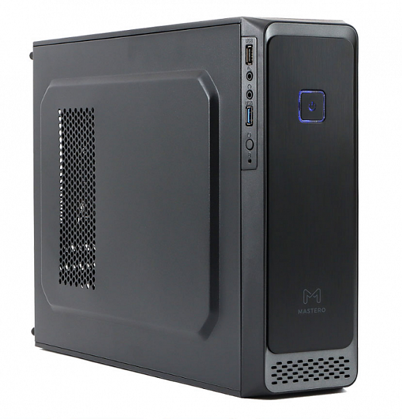 Системный блок Mastero Middle MC03, Intel Core i3 10100 3.6 ГГц, 16Gb RAM, 480Gb SSD, DOS, черный