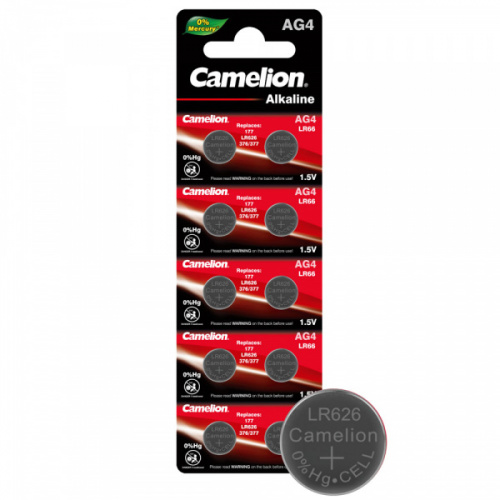 Батарейка Camelion AG4 (LR626) BL10