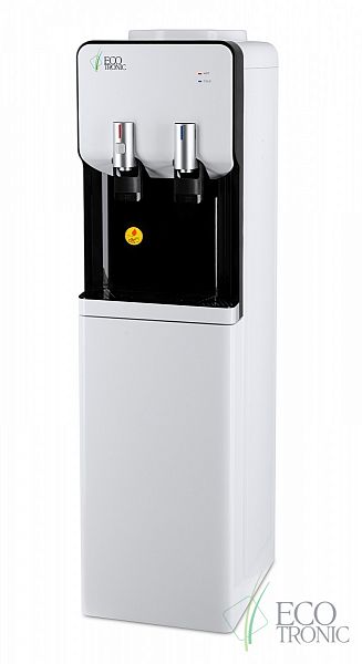 Кулер напольный Ecotronic M40-LF белый/черный