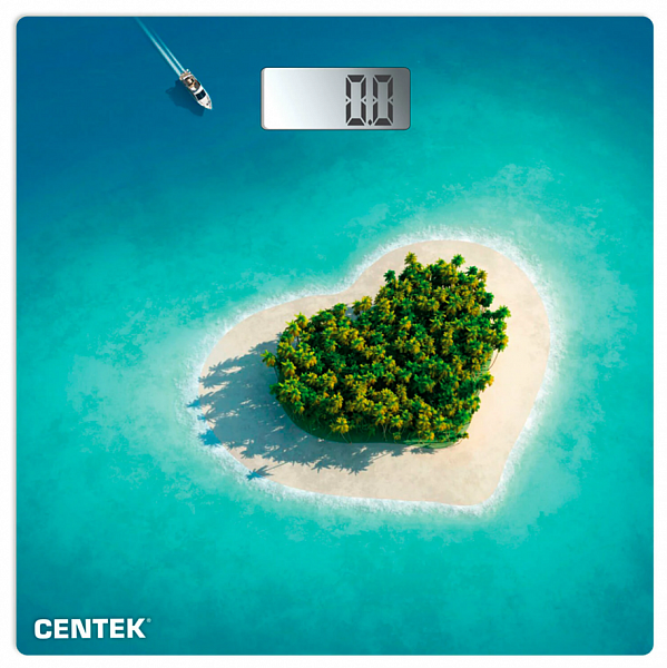 Весы бытовые напольные Centek CT-2428 остров
