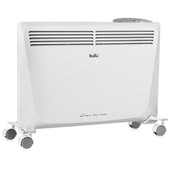 Обогреватель конвекционный Ballu Enzo BEC/EZMR-1500 белый [1500/750Вт, до 20в.м, механический термостат, 59х40х11,3см]
