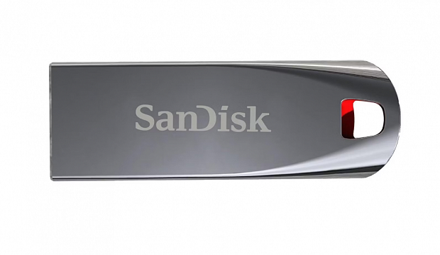 USB Flash 32Гб SanDisk Cruzer Force <SDCZ71-032G-B35> [USB 2.0, цвет: серебристый, корпус: металл]