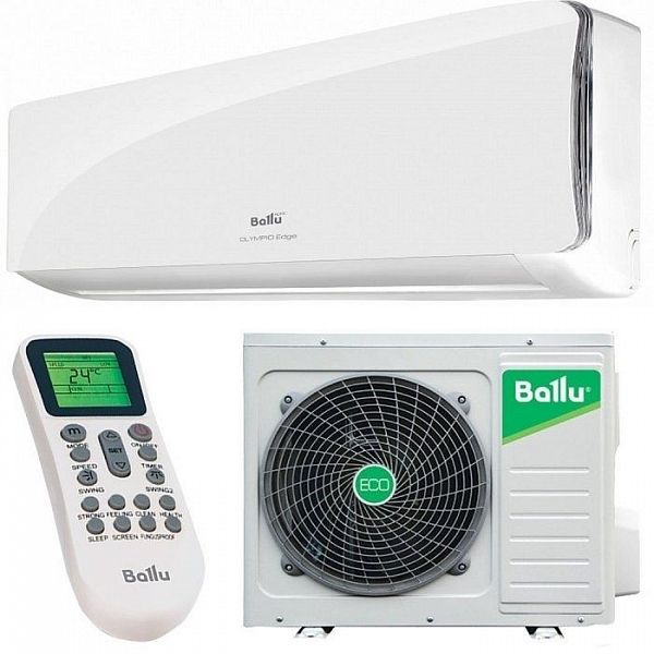 Сплит-система BALLU BSO-12HN1 Olympio Edge цвет: белый [до 35кв.м, настенная, обогрев/охлаждение]