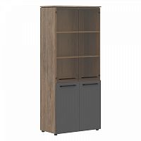 MHC 85.2 Шкаф комбинированный Антрацит/Кария Пальмира 854*423*1956